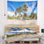 Tapisserie pour îlot de pâques en polyester seascape anakena beach avec accessoires suspendus inclus-28500562