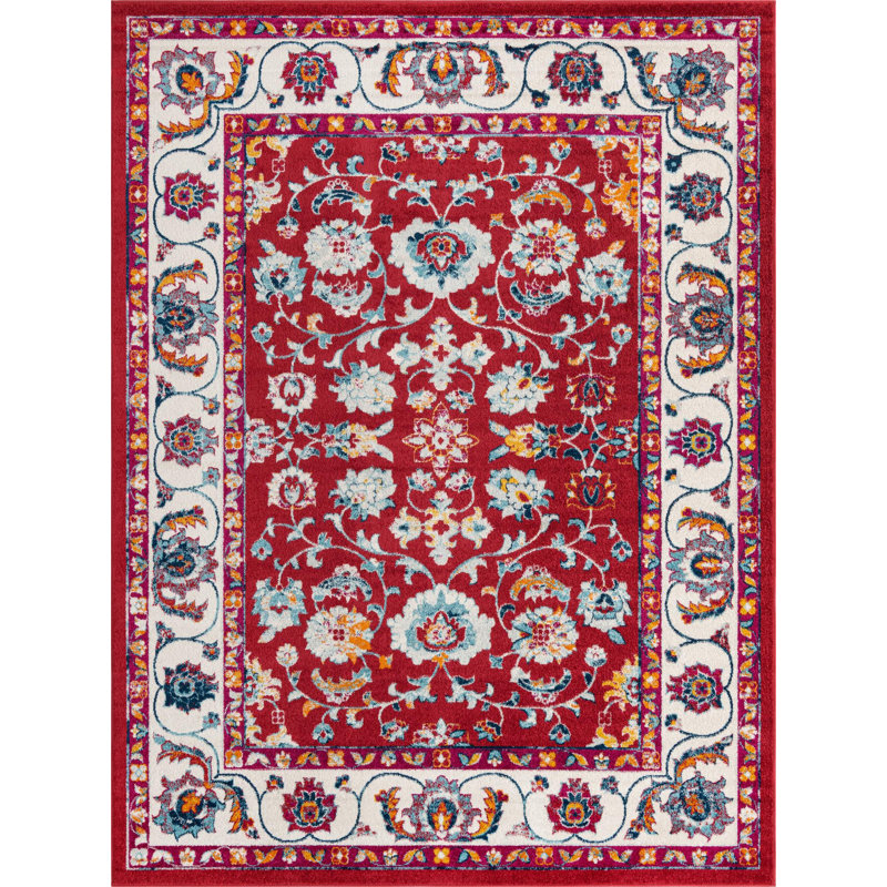 Burgettstown Oriental Indoor Rug, Rectangle 9' x 12'