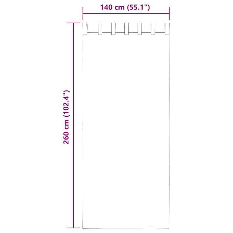 Semi Sheer Curtain Pair, 140cm Width x 260cm Drop, Terracotta