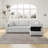 Comfortable 3-Person Modular Sofa with Stylish Storage Function