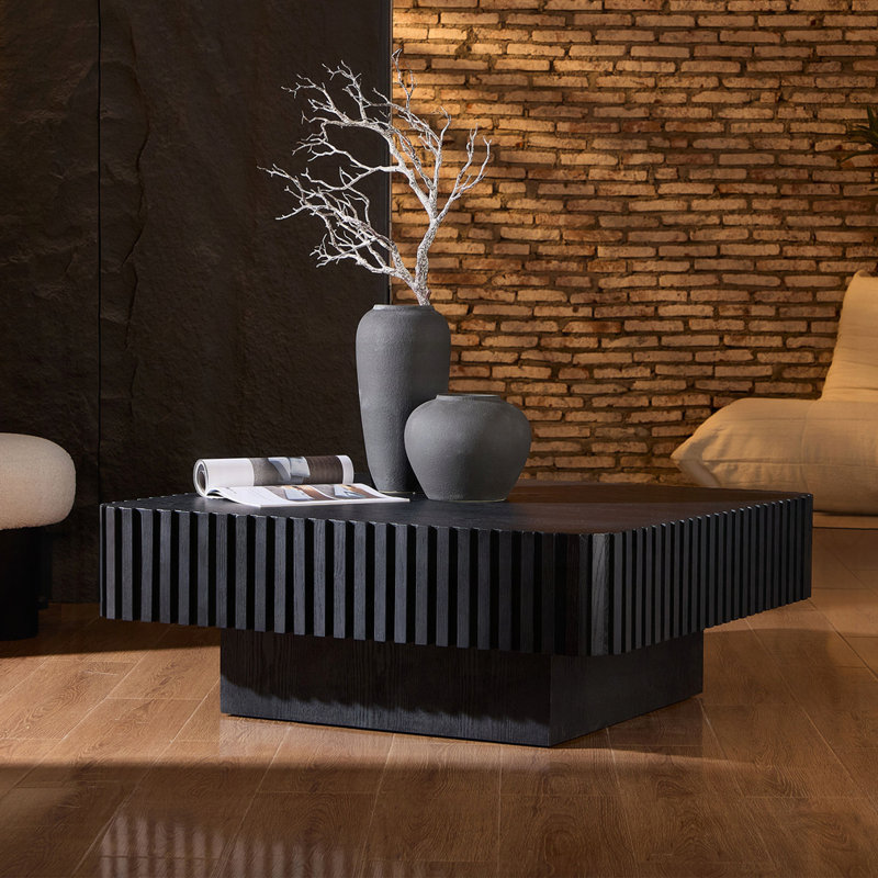 Table basse moderne Modern Handcraft, Noir