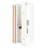 Low Profile/Low Base White Aluminum Latch Handle
