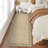 Washable 2x6 Runner Rug Gray Long Non-Slip Carpet Foldable Bordered Low Pile Stain-Resistant Indoor Accent Mat-460268648