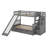 Twin Over Full Bunk Bed With Drawers-372303621