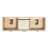 Ariel Kelly 66 Inch Double Rectangular Sink Bathroom Vanity With Carrara Quartz Countertop-105988556