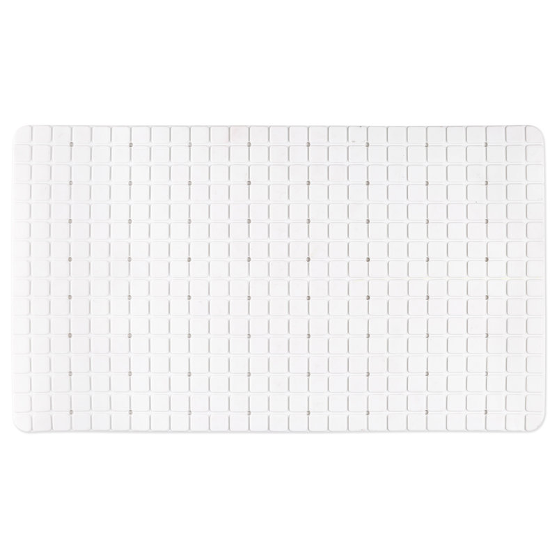 Plastic / Acrylic Non-Slip Bath Mat, White