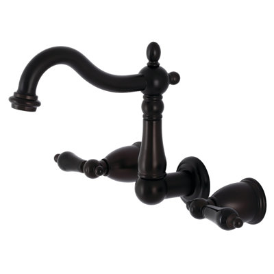 Kingston Brass Duchess Two-Handle Wall Mount Bathroom Faucet