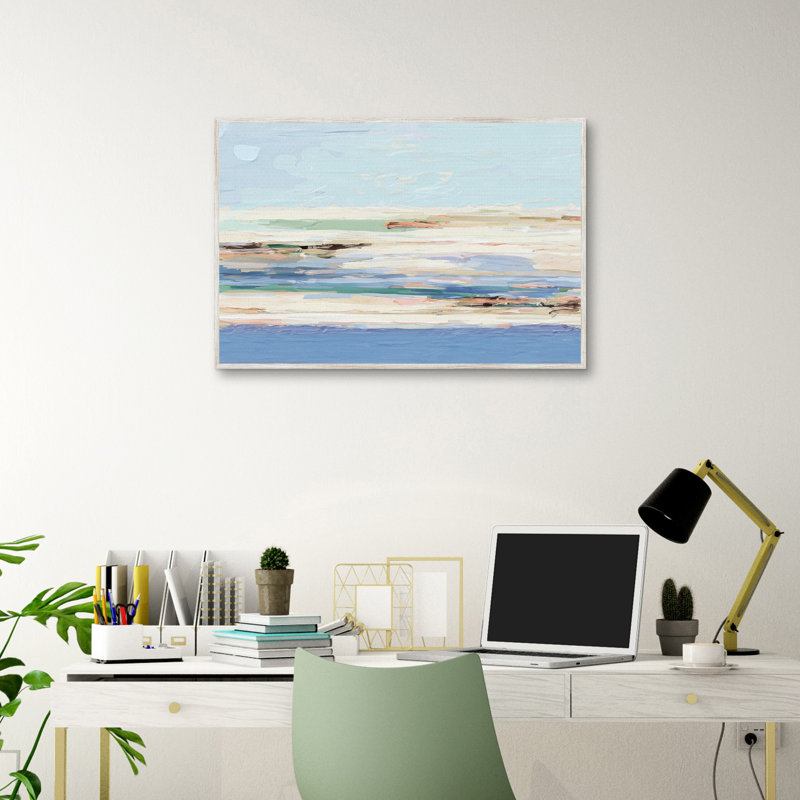 "Coastal Strata" par Willowbrook, art mural encadré