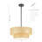 Rabeeah 4-Light Dimmable Drum Chandelier-395676432-395676434