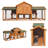 Deniqua Weather Resistant Rabbit Hutch