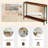 43.3" Console Table With Hooks