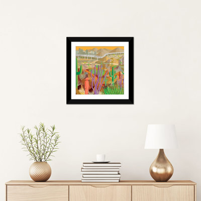 «Desert City Phoenix» par Charles Harker - Estampe numérique sur toile tendue avec châssis