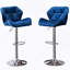 Ensemble de 2 tabourets de bar Velvet Diamond-1311387628