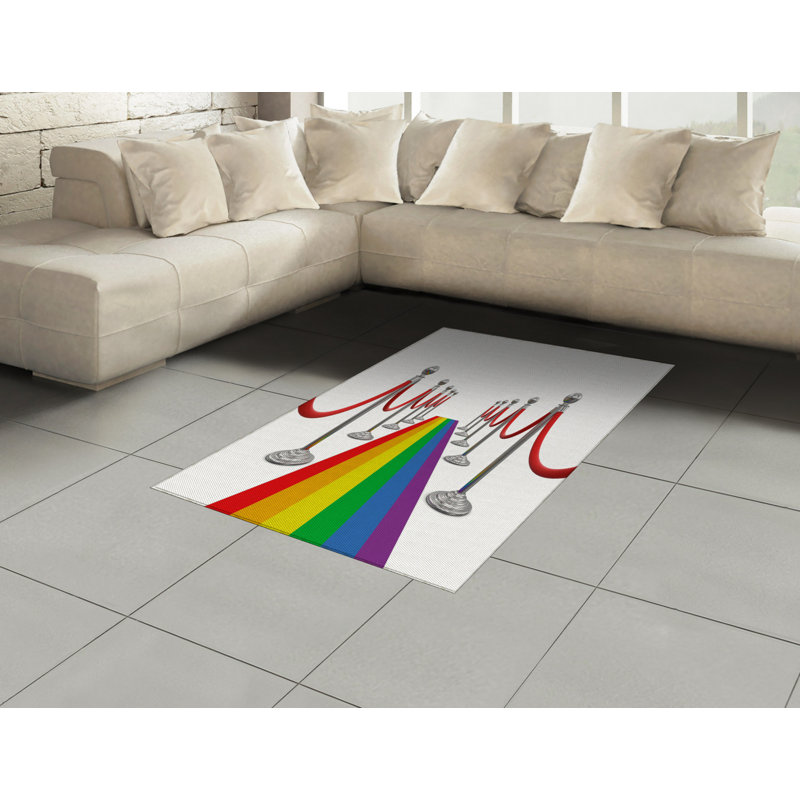Tapis décoratif Pride, Rectangle— 4 pi x 5 pi 8 po