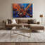 «Music Music Genres Collage», art mural sur toile mauve-1311534039