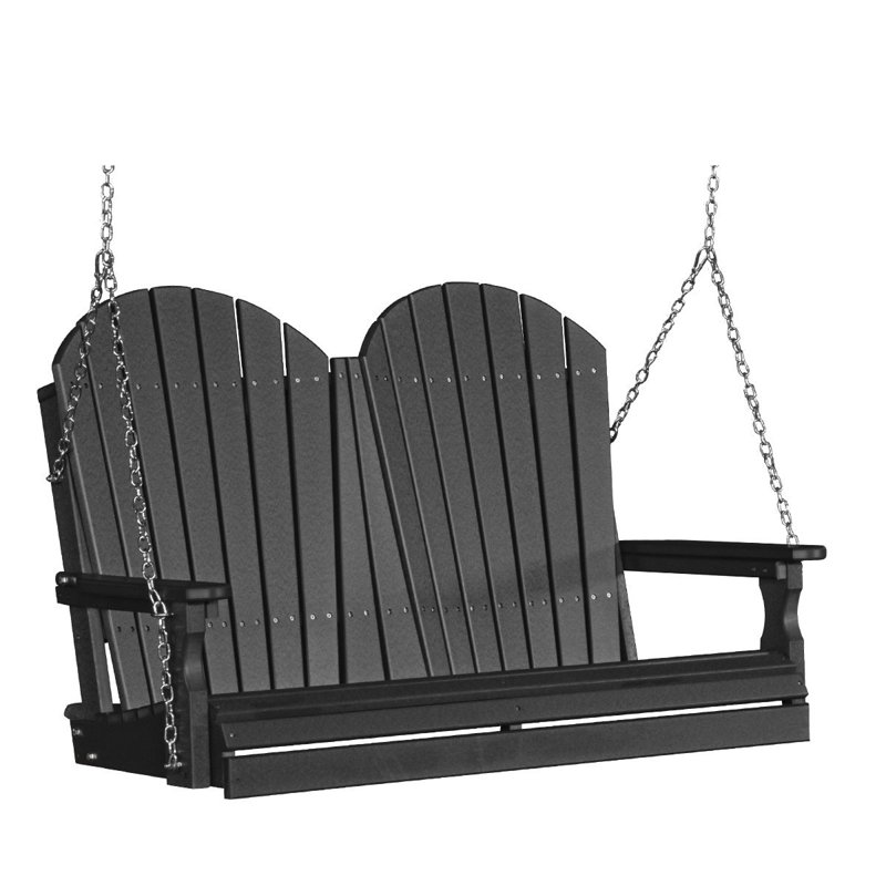 Balançoire porche adirondack Broemmel, Noir