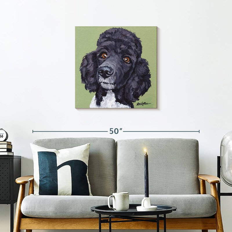 Standard Poodle Tommy, 24" H x 24" W