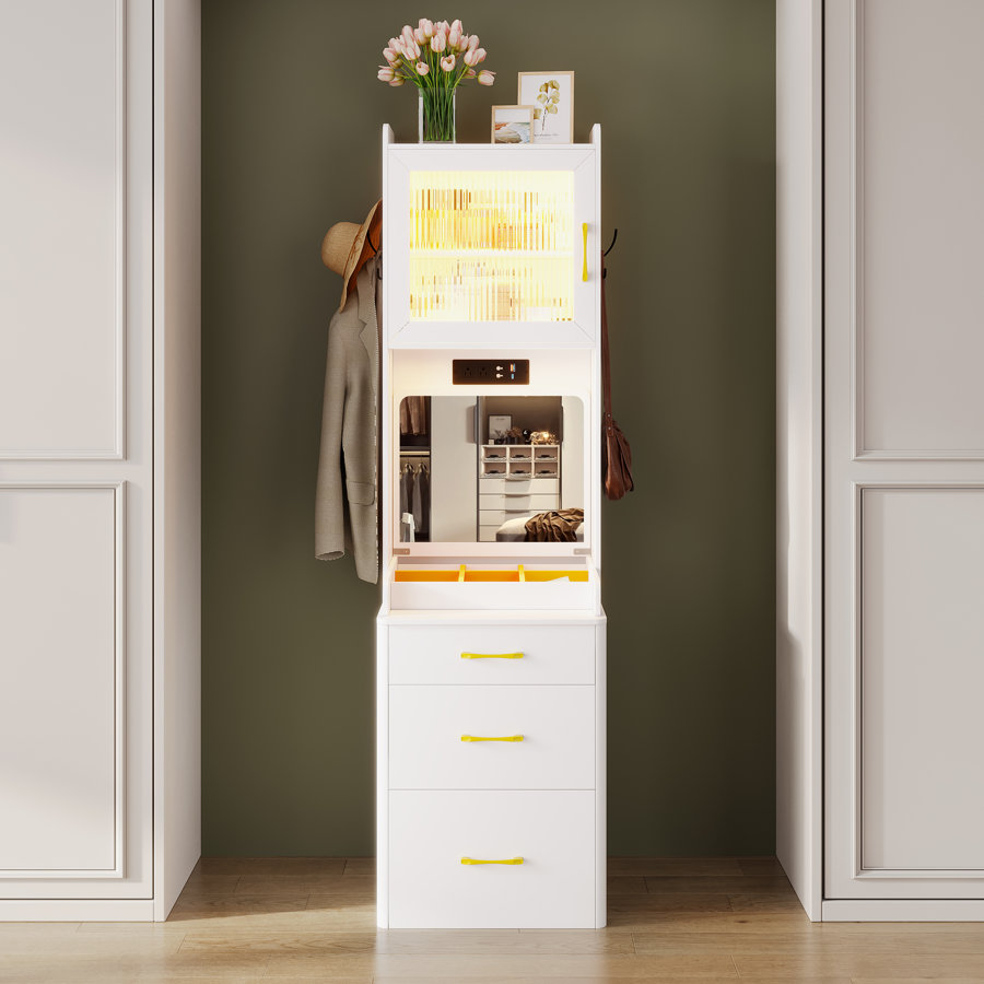 Ayriana Manufactured Wood Makeup Vanity