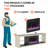 Kruszewski 70" TV Stand for TVs up to 75", Fireplace Included-1963661853