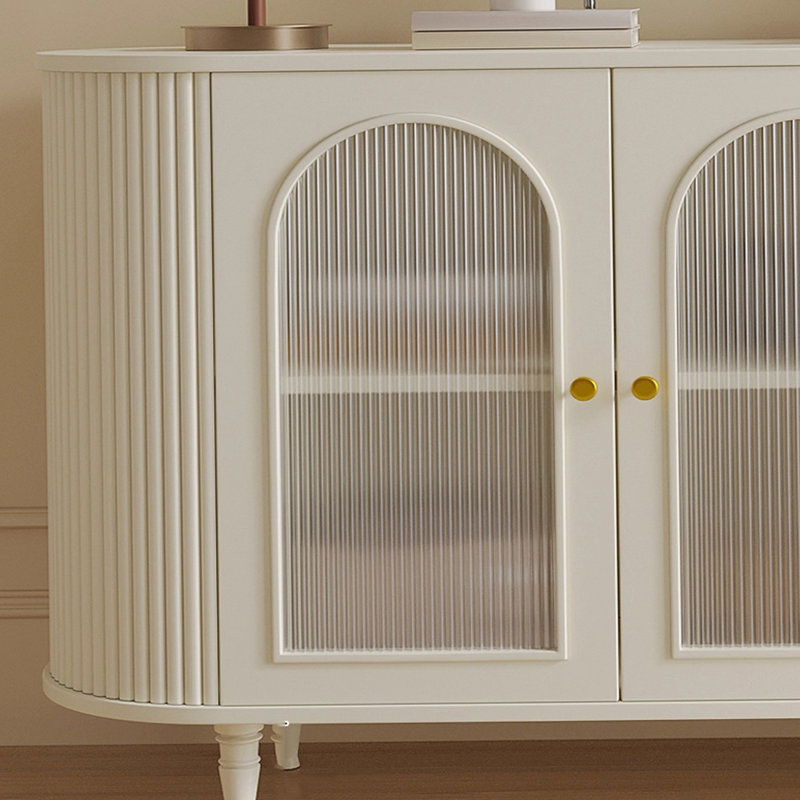Creamy style storage cabinet