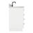 Tidworth 48'' Solid Wood Single Bathroom Vanity with 1.5'' Carrara Marble Top Sink-1092024139-1125735234