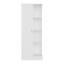 Armoire de rangement de cuisine avec 3 tablettes et 2 compartiments fermés Rels, blanc