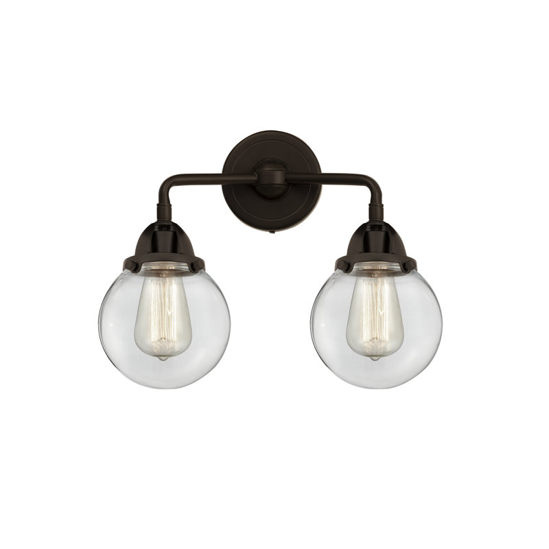Shauna 2 - Light Vanity Light, LED, Clear, Oil Rubbed Bronze