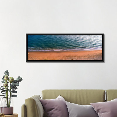 « panoramique surf the algarve portugal », reproduction de photo sur toile tendue