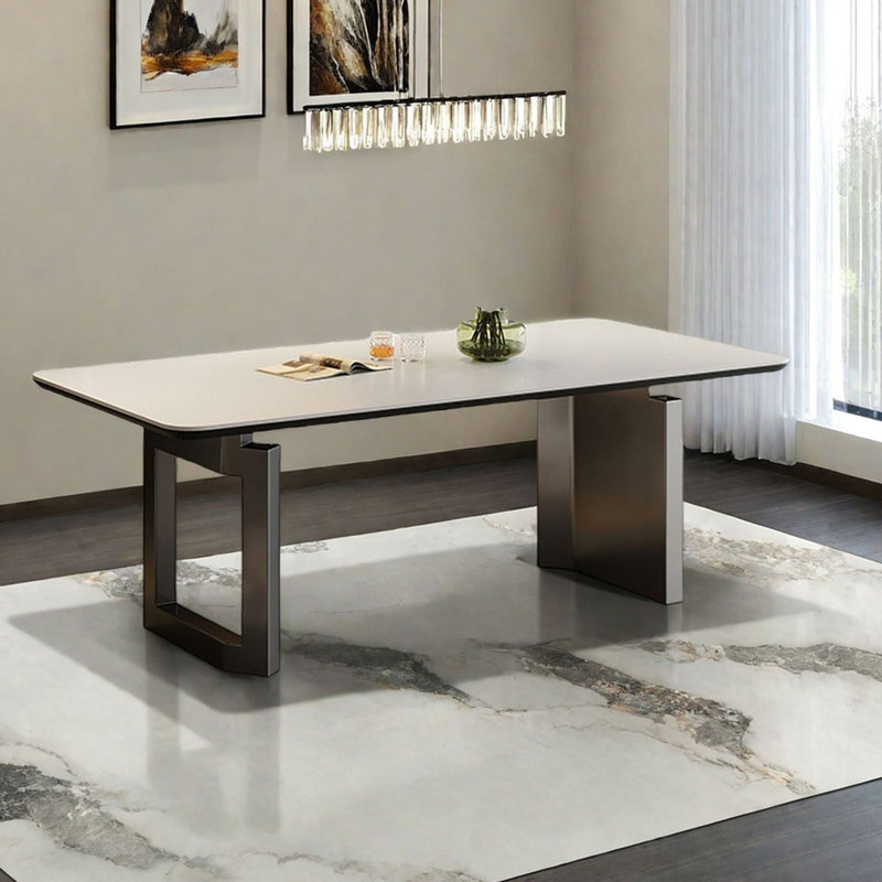 Table de salle à manger Modern, H 29,5 po x L 70,9 po x l 31,5 po