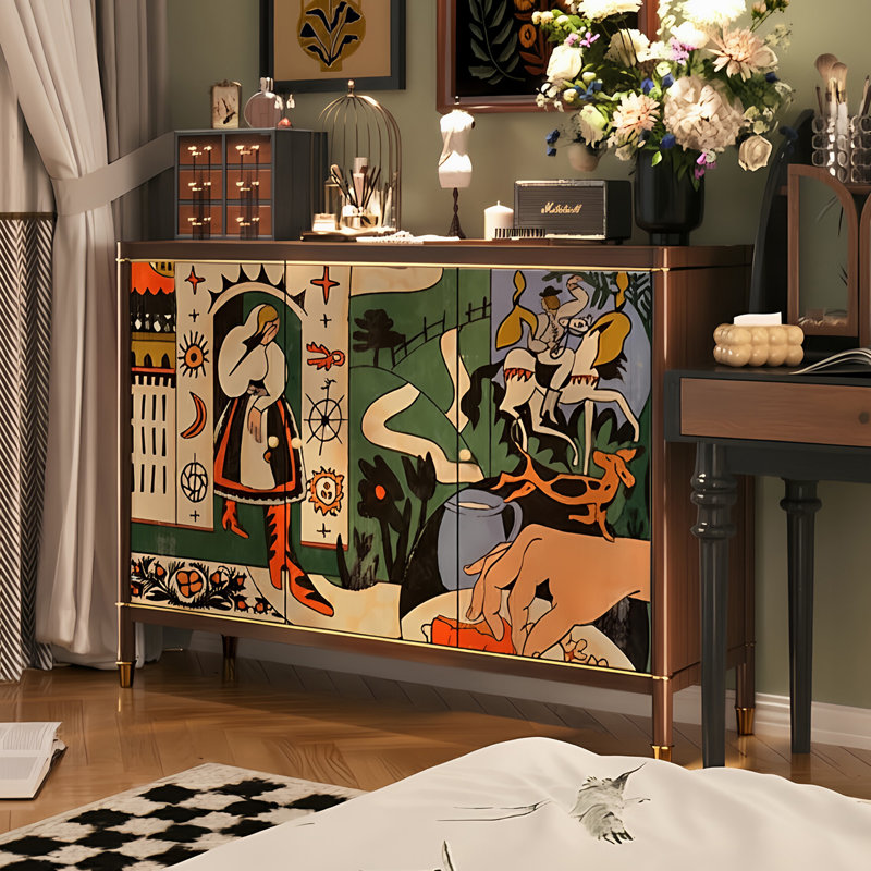 Art sense light luxury advanced sideboard