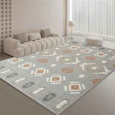 Minimalist Geometric Printed Area Rug