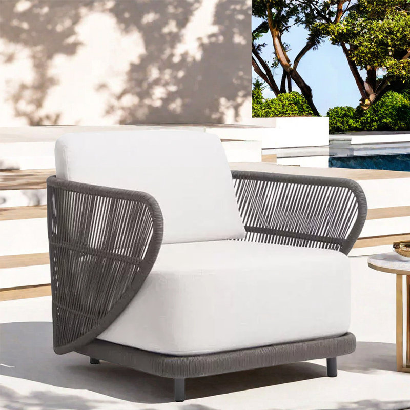 Chaise longue d'extérieur en tissu Garden Leisure