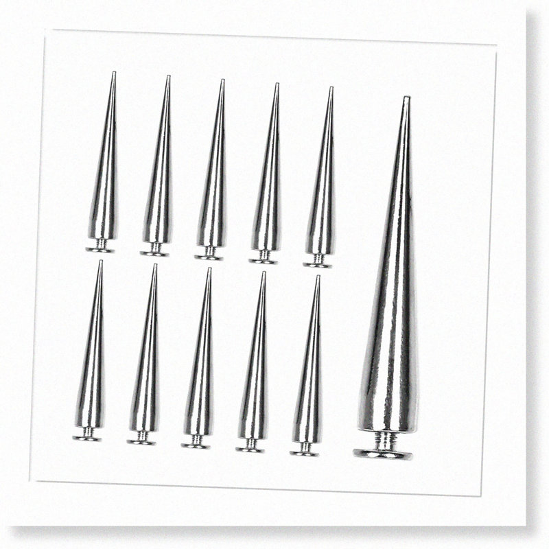 Silver Spike and Studs Set 30PCS