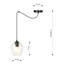 Cadfan 1 - Light Black Single Pendant-710095801