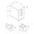 Black Laminate Rolling File Container, For Neat Office Organization Cabinet In Laminate, With Adequate Storage Drawers