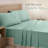 Vellux Solid Jersey Knit Sheets - Cotton Blend, Deep Pocket, Ultra Soft-104291533-104291528