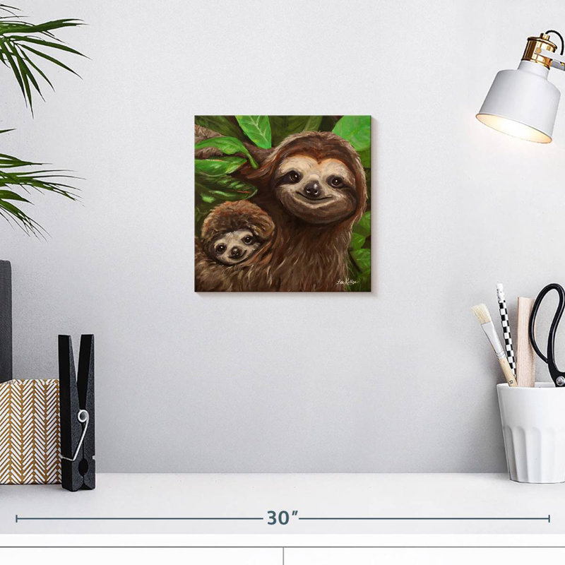 «Brampt Sloth All Smiles», H 10 pi x l 10 pi