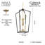 Luminaire suspendu 6 lumières Everly Quinn Paulyne