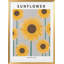 "Sunflower", art mural texturé encadré-2086050448-2086050449