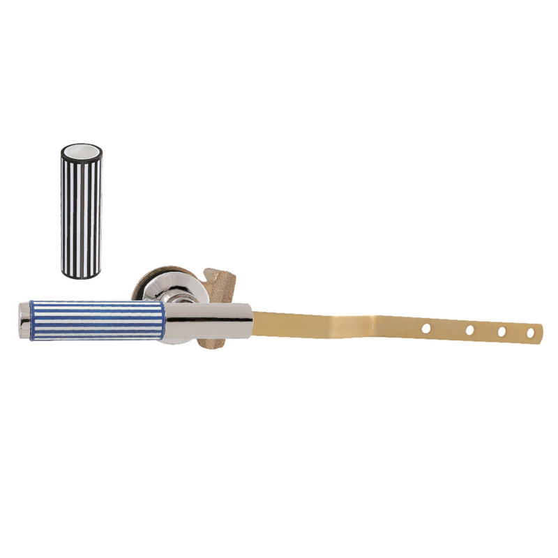 Levier de réservoir de toilette à montage frontal Kingston Brass Bel-Air, Polished Nickel