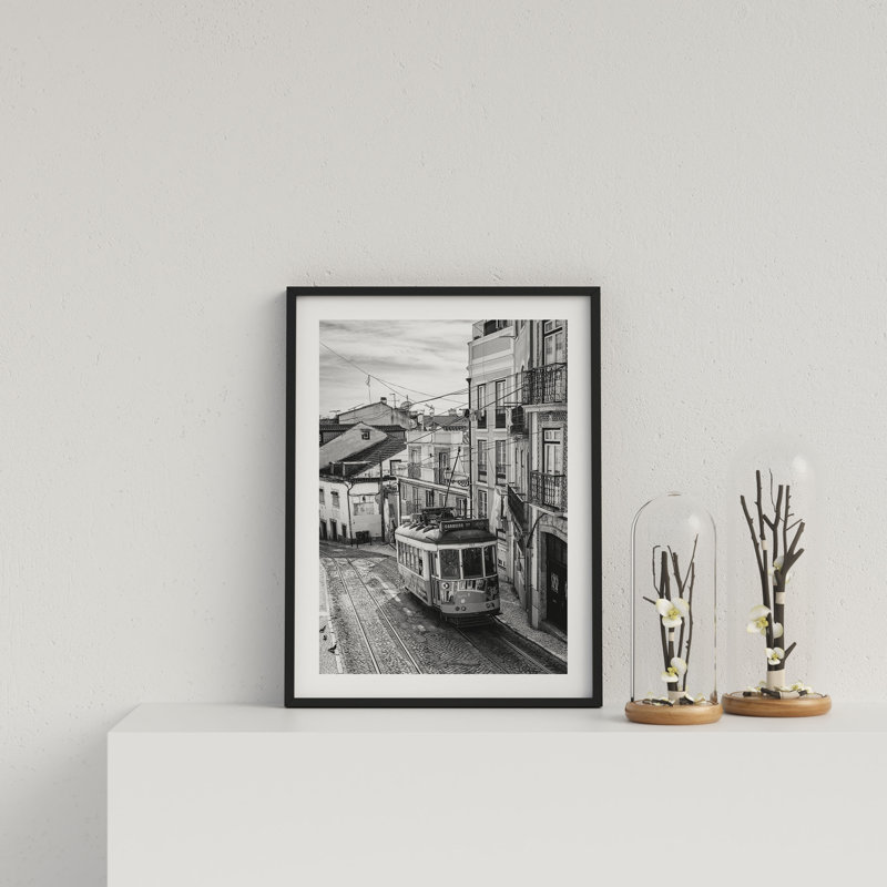 Vintage Tram by Vouvart - Single Picture Frame Print