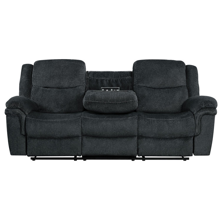 Red Barrel Studio® Villeda 94'' Upholstered Power Reclining Sofa
