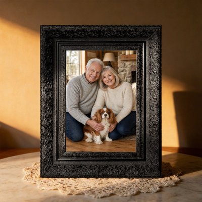 11" x 14" Black 1PC Desk Picture Frame for Office Shelf Styling