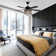 52" Torrie 5 - Blade Crystal Ceiling Fan with Remote Control and Light Kit Included