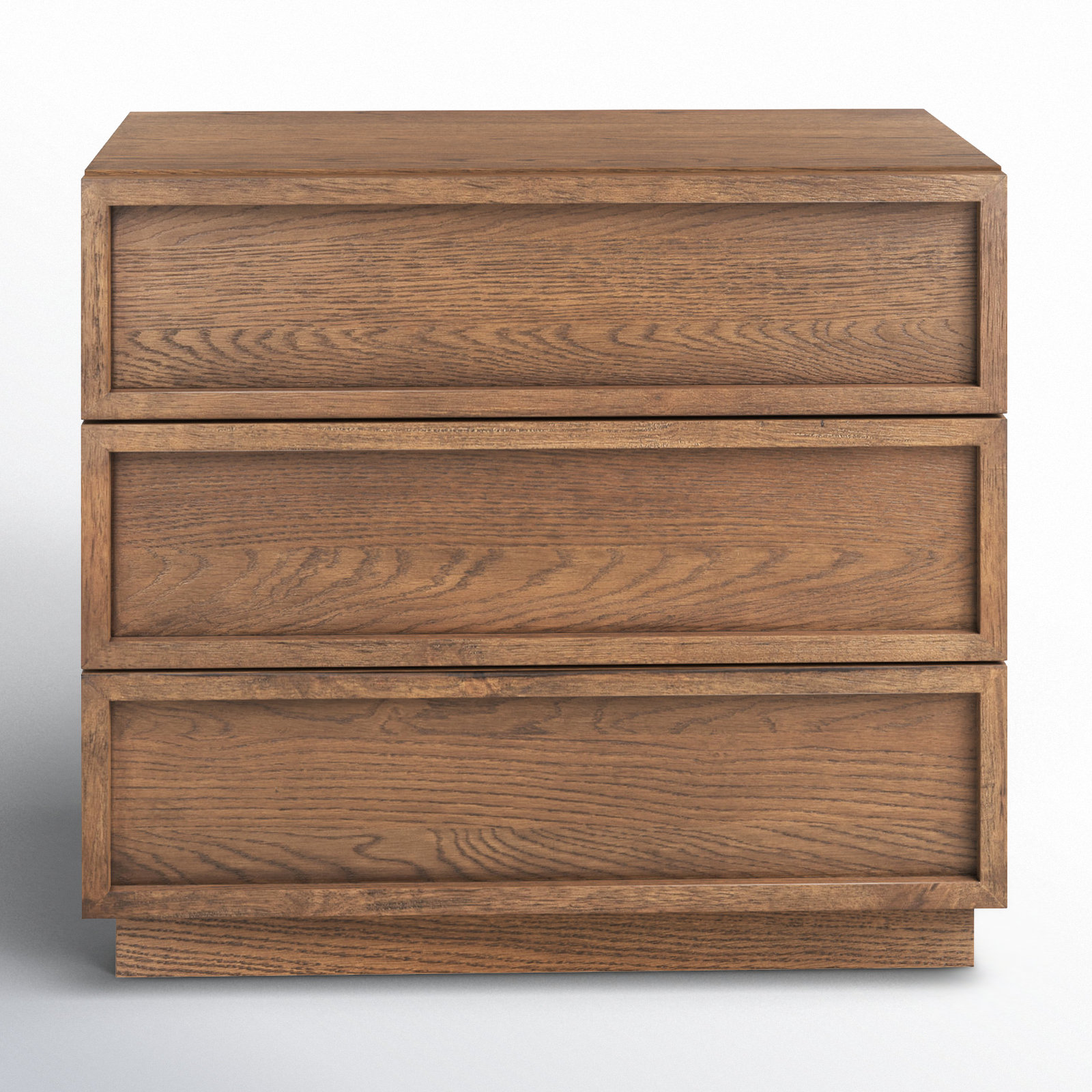 Hudson 3-Drawer Dresser, Medium Oak