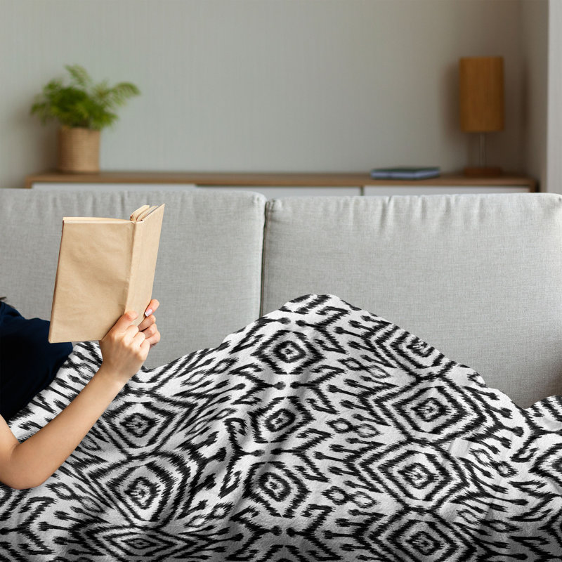 Hand Woven Throw Blanket, 70" x 90"
