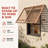 Awntech Bahama Fixed Metal Awning, 68"W x 24"H x 36"D, Bronze-10696690-10696693