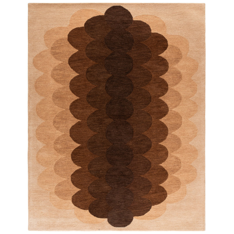 Metro Hand Tufted Wool;Cotton Geometric Indoor Rug, 8'-0" X 10'-0" Rectangle