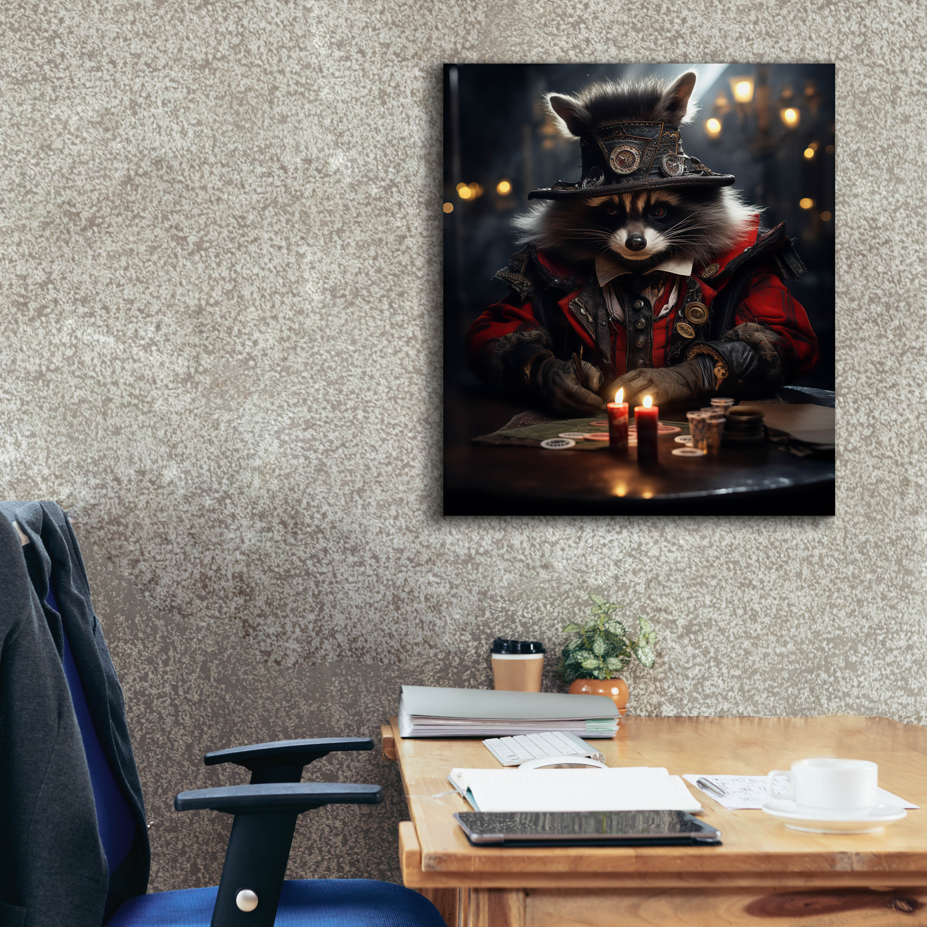 Epic Graffiti 'Raccoons Gambit' by r3darch0n Canvas Wall Art | Wayfair