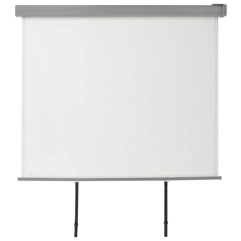 59.1'' W x 60'' D Polyester Cover Retractable Patio Awning, Cream